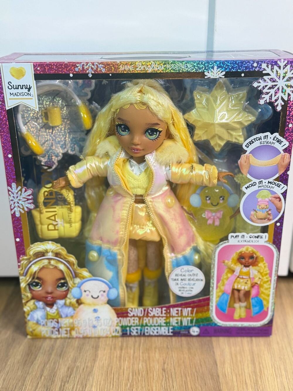Rainbow High Winter Wonderland Sunny Madison Doll Set With Accessories